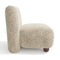 Fauteuil YUMI tissu bouclette
