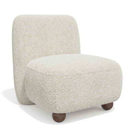 Fauteuil YUMI tissu bouclette