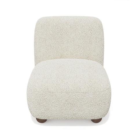 Fauteuil YUMI tissu bouclette