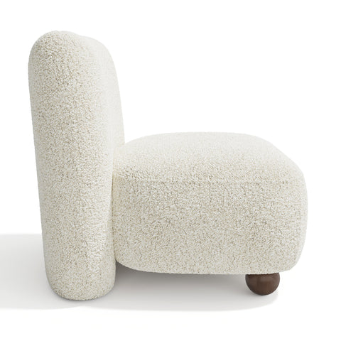 Fauteuil YUMI tissu bouclette