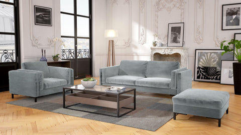 Pouf ANDERSON Velours