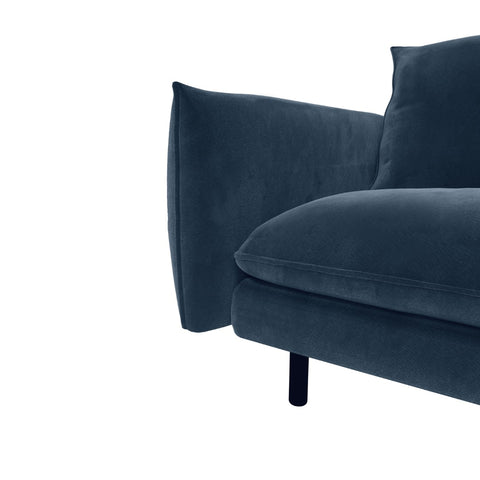 Canapé grand angle gauche ISAK Velours
