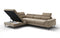 Canapé d'angle gauche convertible BRANDON THOMAS Velours - Avec coffre de rangement