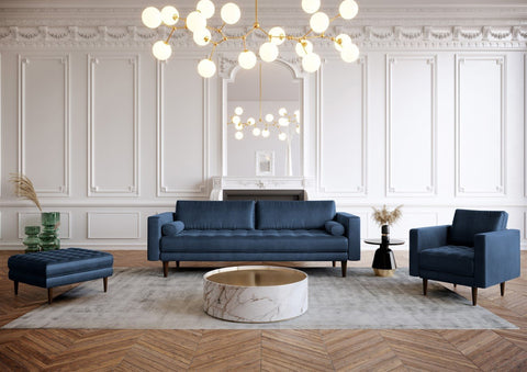 Pouf JAKOB Velours