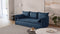 Canapé 3 places convertible IRIS MARY Velours - Avec coffre de rangement