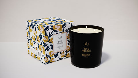 Bougie parfumée - Bois précieux