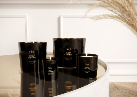 Lot de 3 bougies parfumées - Sweet cashmere