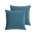 Lot de 2 coussins MYGG 45x45cm avec passepoil
