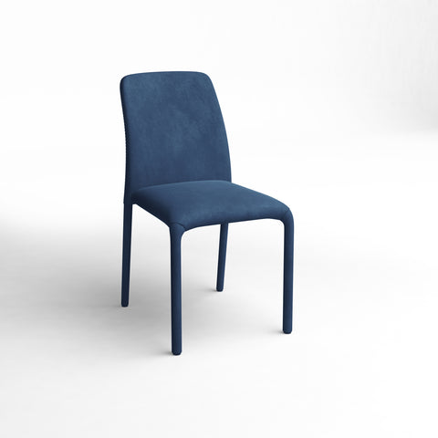 Lot de 4 chaises empilables OSKAR Velours