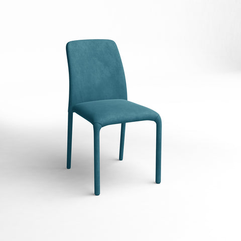 Lot de 4 chaises empilables OSKAR Velours