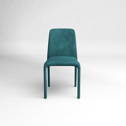 Lot de 4 chaises empilables OSKAR Velours