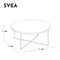 Table basse SVEA Granit pieds noirs