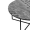 Table basse SVEA Granit pieds noirs